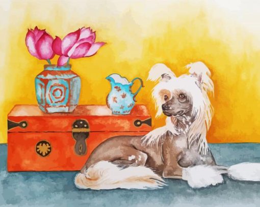 Chinese Crested Diamond Painting