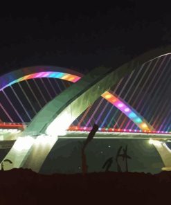 Colorful Nanning Bridge Diamond Painting