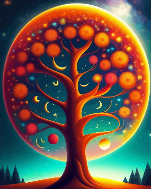 Cool Tree Of Life Diamond Painting 