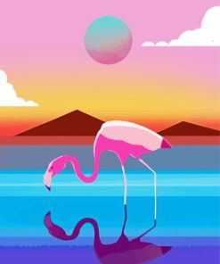 Flamingo Bird Diamond Painting