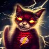 Flash Super Cat Diamond Painting