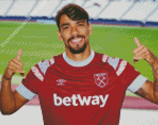 Football Lucas Paqueta Diamond Painting