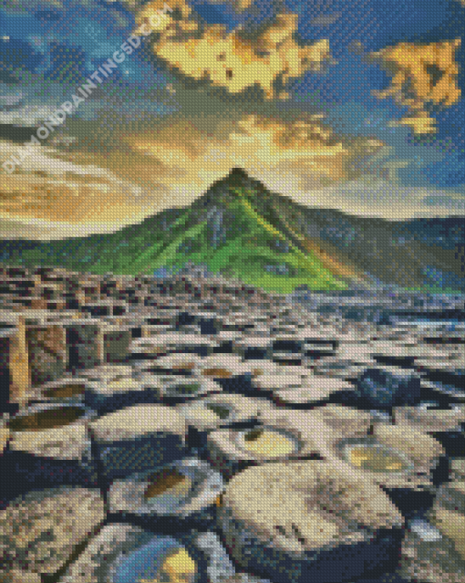 Giants Causeway Landscape Diamond Painting