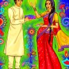 Indian Couple Diamond Painting