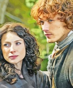 Jamie And Claire Outlander Diamond Painting