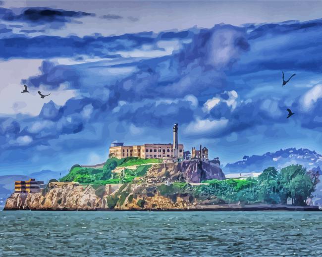 Alcatraz Island San Francisco Diamond Painting