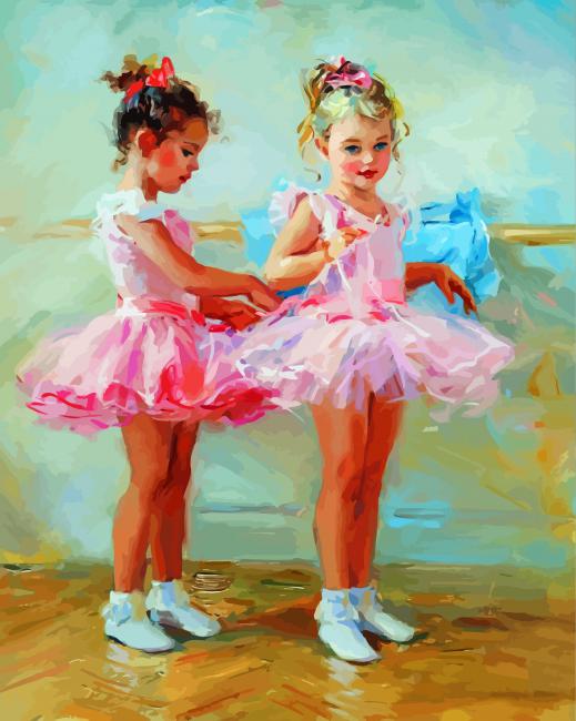 Ballerina Girls Art Diamond Painting