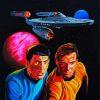 Captain Kirk Spock Art Diamond Painting