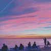 Cote D Azur Beach Sunset Diamond Painting