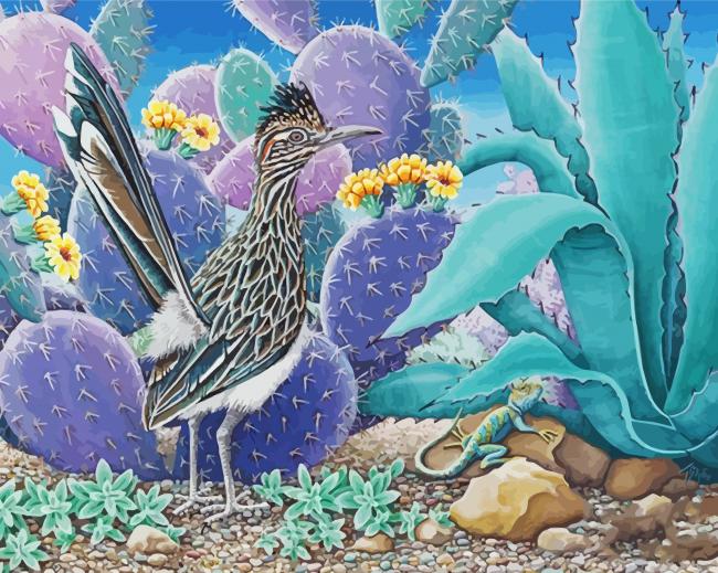 Desert Bird Diamond Painting