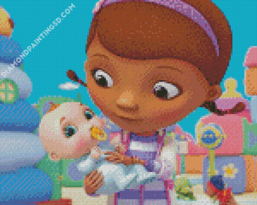 Doc McStuffins Diamond Painting