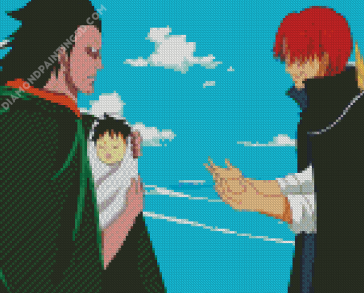 Dragon And Shanks One Piece Diamond Painting