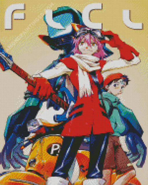 FLCL Vintage Anime Diamond Painting