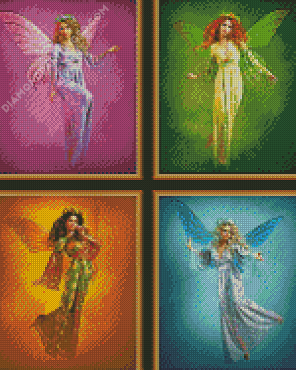 Fairies Seasons Diamond Painting