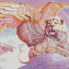 Fantasy Lion Wings Diamond Painting