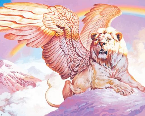 Fantasy Lion Wings Diamond Painting