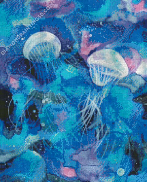 Galaxy Jellyfish Diamond Painting