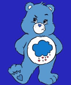 Grumpy Bear In Care Bears Diamond Painting