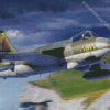 Hawker Hunter Art Diamond Painting