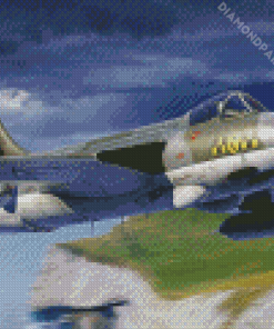 Hawker Hunter Art Diamond Painting