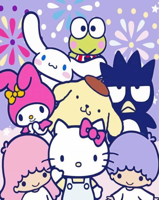 Hello Kitty Characters Diamond Painting