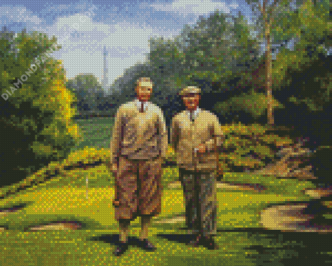 Hickory Golf Players Art Diamond Painting