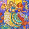 Hippie Girls Dancers Diamond Painting