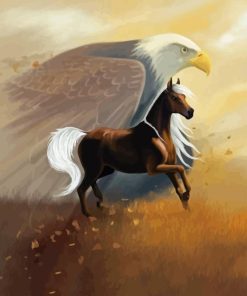 Horse and Eagle Diamond Painting