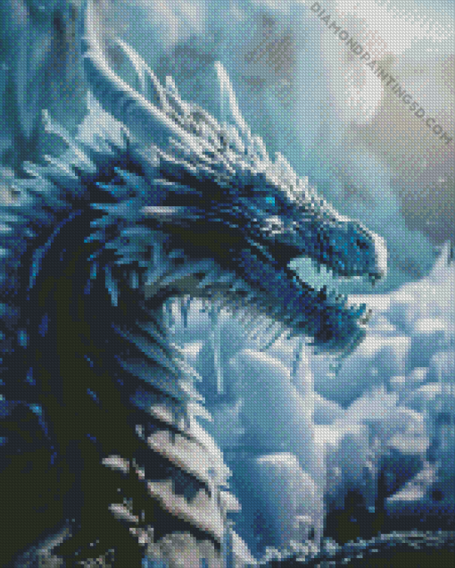 Ice Dragon Diamond Painting