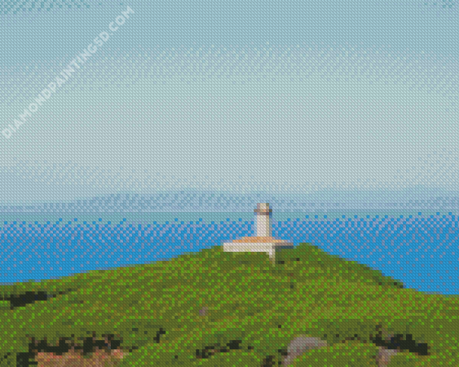 Isola Del Giglio Lighthouse Diamond Painting