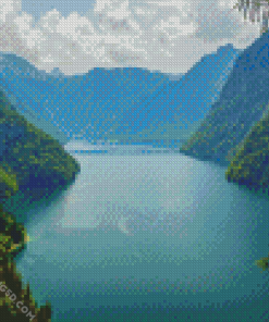 Konigssee Lake Landscape Diamond Painting