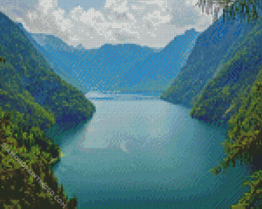Konigssee Lake Landscape Diamond Painting