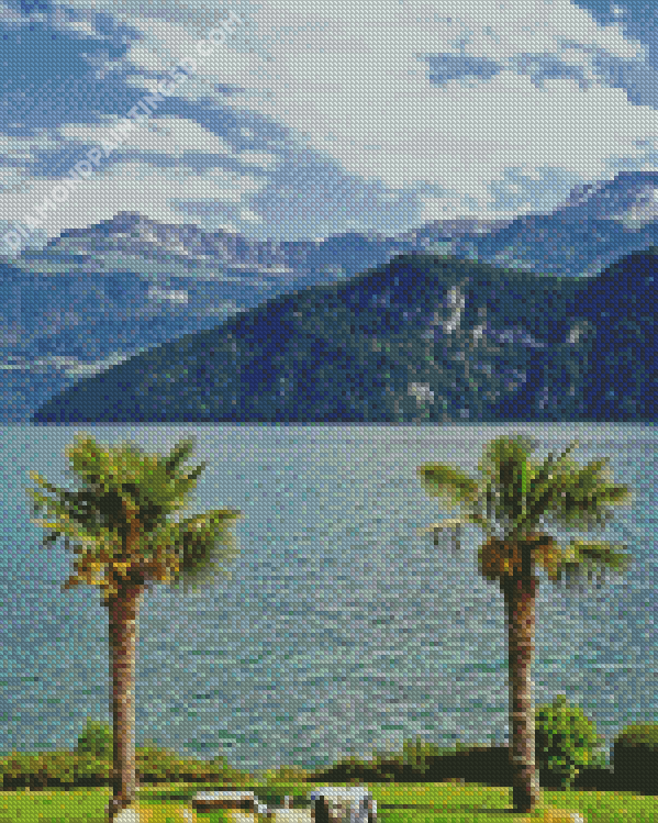 Lake Lucerne Diamond Painting