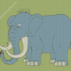 Mad Elephant Cartoon Diamond Painting