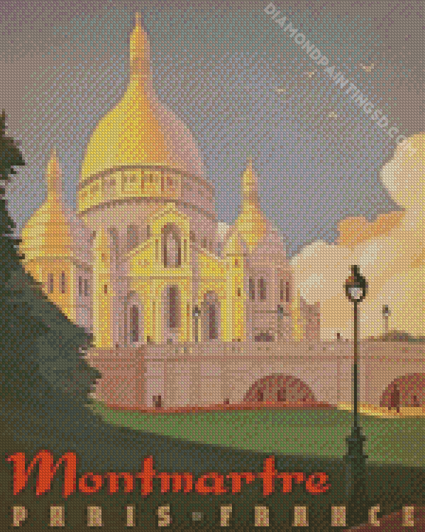 Montmartre Maris Poster Diamond Painting