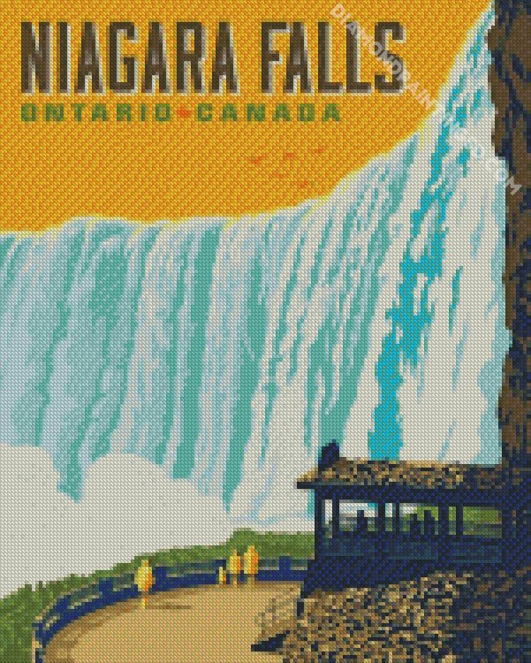 Nigara Falls Poster Diamond Painting