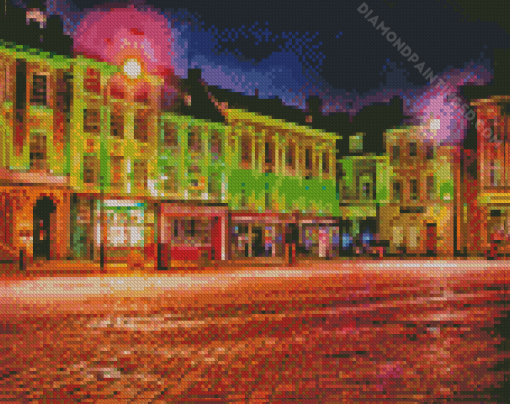 Northampton At Night Diamond Painting