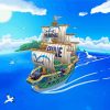 One Piece Ship Marine Diamond Painting