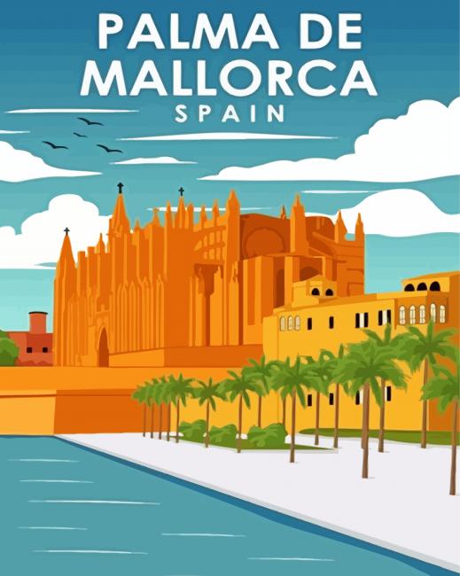 Palma Mallorca Poster Diamond Painting