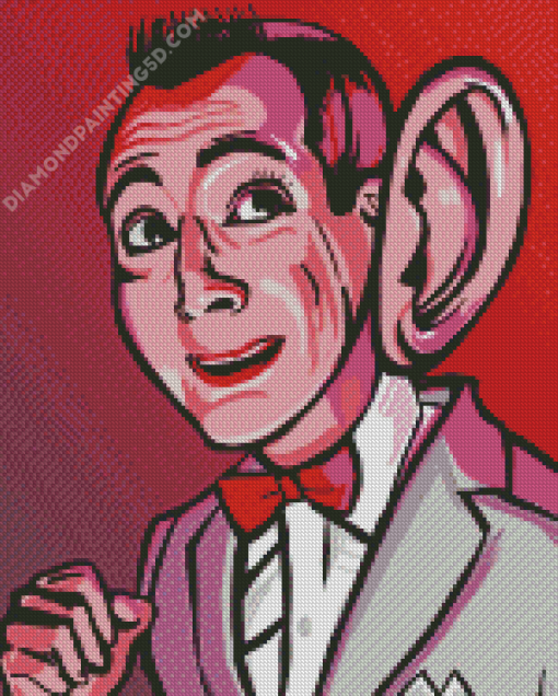 Paul Reubens Caricature Art Diamond Painting