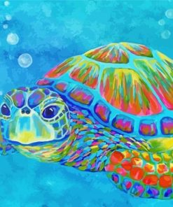 Pop Art Turtle Diamond Painting