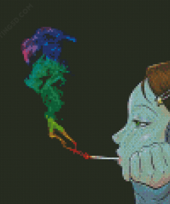 Rainbow Smoke Diamond Painting