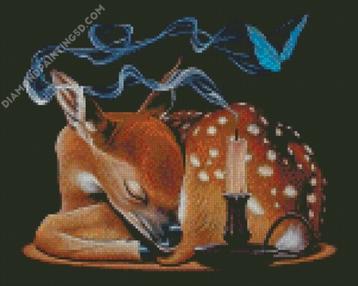 Resting Deer Diamond Painting