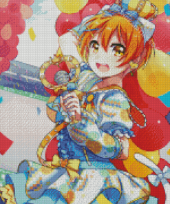 Rin Hoshizora Love Live Diamond Painting