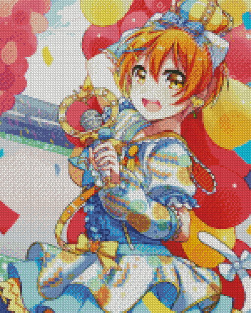 Rin Hoshizora Love Live Diamond Painting