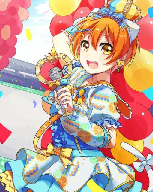 Rin Hoshizora Love Live Diamond Painting