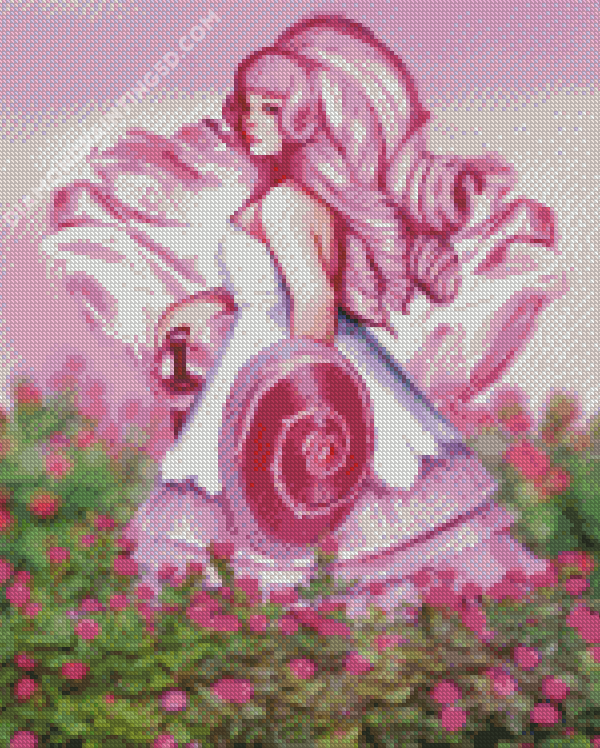 Rose Quartz Character Art Diamond Painting