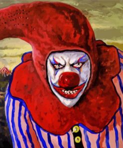 Scary Clown Art Diamond Painting