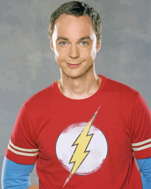 Sheldon The Big Bang Theory Diamond Painting