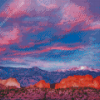 Sunset At Colorado Pikes Diamond Painting